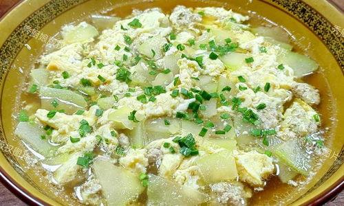 吃瓜鸡蛋汤,吃瓜鸡蛋汤，暖胃又营养的养生汤品